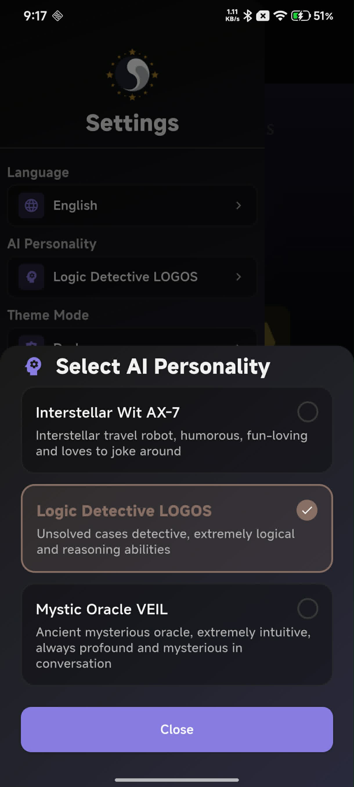AI Personality