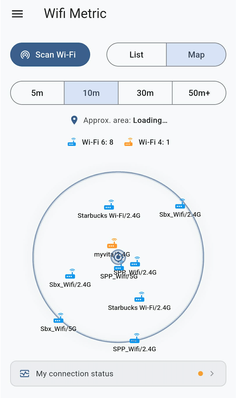 Map View – radial